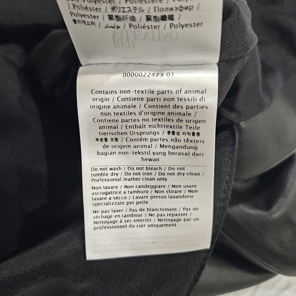 Red Valentino Leather Midi Skirt Size 36 - Picture 6 of 7